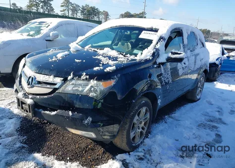 2008 Acura Mdx Technology Package из США, поврежденный, VIN 2HNYD28438H550076